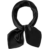 ANDANTINO 100% Mulberry Silk Scarf -21” Lightweight Square Neckerchief – Breathable Digital Printed Scarves with Gift Packed