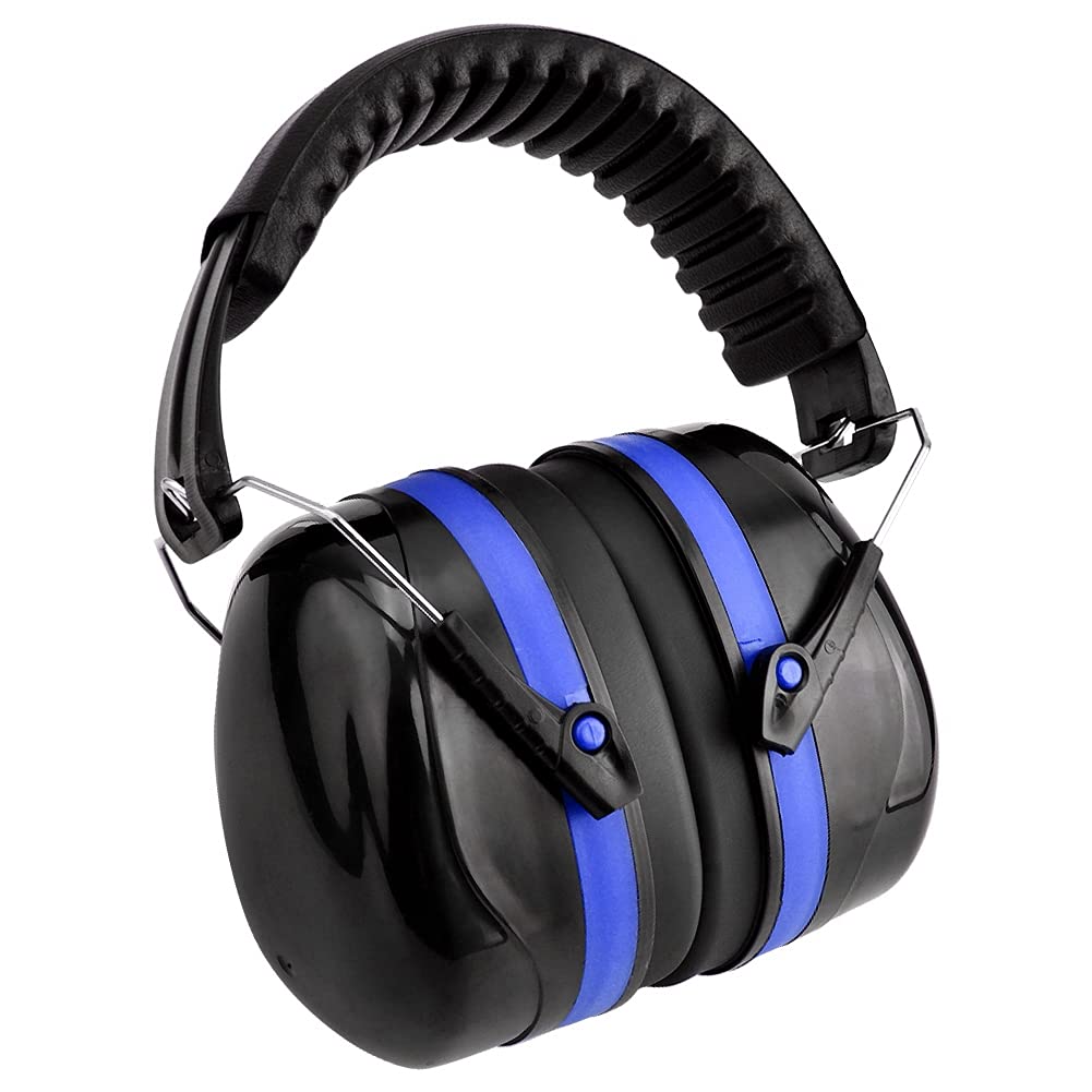 01 02 015 Noise Cancelling Headphone, Noise Protection Ear Defenders Soft And Comfortable Lightweight for Hearing Protection for Sleep Study Work Travel Racing(blue)