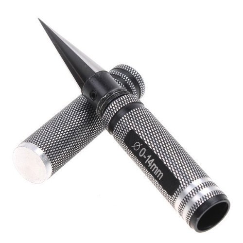 Photo 1 of ShareGoo 0-14mm Aluminum Alloy Expanding Hole Puncher Opener Reamer Tools with Protective Sleeve for RC Car Truck Body Shell Connector,Black