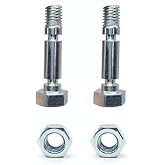 2 Pcs Compatible with Craftsman Dual Stage Snowthrower ，Snow Blower Shear Pins Kit Replace OEM 707555 for Briggs &amp; Stratton