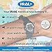 WobL+ World's Smallest & Best Waterproof Vibrating 9 Alarms + Countdown Timer Wristwatch (Black) Sports/Medicine/Meeting/Potty Reminders