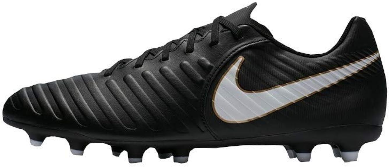 Amazon.com | Nike Tiempo Rio IV (FG) Mens Firm-Ground Soccer Cleats (7.5) Black/White | Soccer