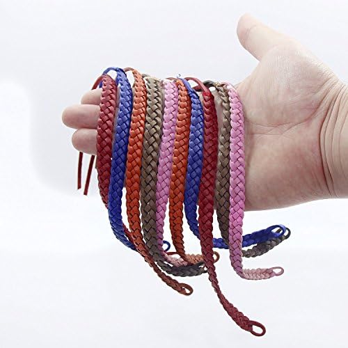 NTZ Products - Mosquito Repellent Woven Leather Adjustable Bracelets | Organic Plant Oil Based | Sealable Ziploc Travel Pack - Assorted Colors | 5 Packs - 10 Bands (2 Per Pack)
