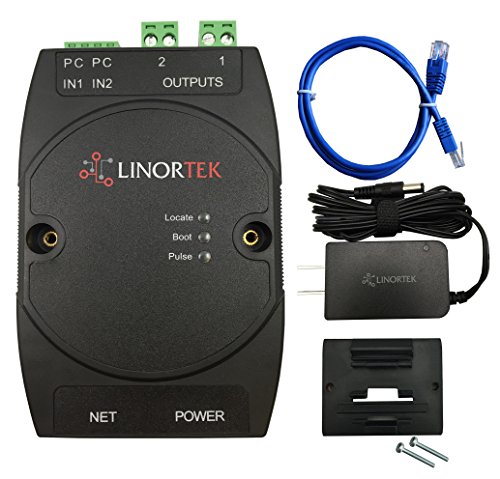 Linortek Netbell-2-2Buz IP-Based Extra Loud Break Time Alarm Buzzer, Industrial Factory or Warehouse Buzzer System,Remote Controlled Bell Timer with Two Federal Signal 350-024-30 Vibratone Horns