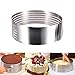 Meichu Multi Layer Cake Slicer Adjustable, 7-Layer Cake Cutter, 6-8 Inch Stainless Steel Cake Slicer Leveler