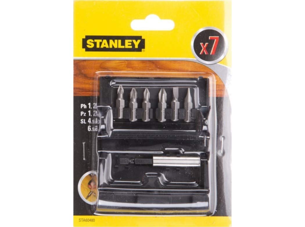 Juego de puntas para atornillar de 7 piezas