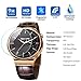 Huawei Watch Glass Screen Protector, [3-Pack] Kimilar Tempered Glass 9H Hardness Screen Protectors for Huawei Watch, Ultra High Definition Invisible and Anti-Bubble Crystal Shield