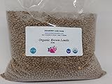 Brown Lentils 5 Pounds USDA Certified Organic, Non-GMO, Bulk