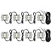 Partsam 8Pods Truck Bed LED Lighting Strip Kit White 6-5050-SMD 48LED Tail Running Board Rear Work Box LED Light for Truck Pickup Cargo Trailer RVs