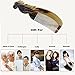 HONGLAYS Ox Horn Comb-Fine Parrot Engraving Hair Comb Anti-Static Comb-Vietnam Buffalo Horn Combs