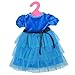 Highmall High Simulation Baby Doll's Clothes Dark Blue Dress for 14 - 16 inches Dolls