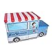 OVI Toys Storage Box Toy Bin Toy Chest Foldable Storage Seat - Ice Cream Truck