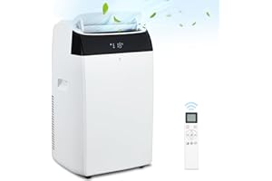 GAOMON 14000 BTU Room Air Conditioners with Remote Control, 3-In-1 Free Portable AC Unit with Fan & Dehumidifier, Cools Room Up to 750 Sq.Ft, Smart/Sleep Mode,3 Speed,Auto Swing,24H Timer