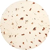 Adory Sweety Tortilla Food Creations Blanket Fun Novelty Double Sided Taco Pattern Soft Flannel Throw Blanket Warp Adults Kids Dia 60 inch