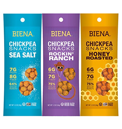 image for Custom Varietea Biena Chickpea Snacks, NON GMO, Gluten Free, Excellent