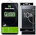 Dmax Armor for Sony Xperia XZ Premium [Tempered Glass] Screen Protector, (Full Screen Coverage) with Lifetime Replacement (Black)