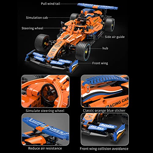 Remote Control Formula 1 Racing Car Building Kit,MOC 112 Scale Model