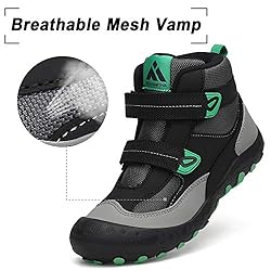 Mishansha Kids Boys Hiking Boots Water Resistant