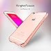 Ringke Fusion Compatible with iPhone 6S Case, iPhone 6, Clear PC Back & TPU Bumper Drop Protection Attached Dust Caps for iPhone 6, iPhone 6S - Rose Gold