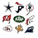 32pcs Football NFL New England Patriots Philadelphia Eagles Badge Laptop Stickers Soccer Star Stickers Computer Car Skateboard Motorcycle Bicycle Luggage Guitar Bike Decal