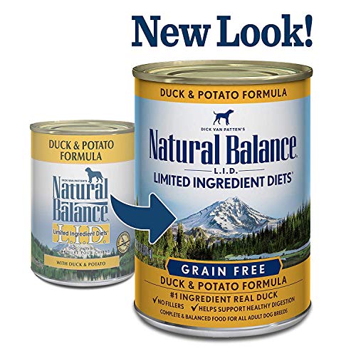 Natural Balance LImited Ingredient Diets Duck & Potato Formula Wet Dog Food, 13 Ounces (Pack of 12), - //medicalbooks.filipinodoctors.org