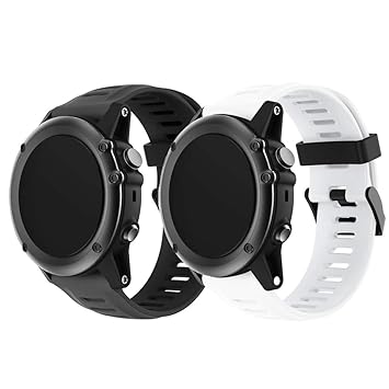 Yayuu Garmin Fenix 3 Correa 26mm Suave Silicona Accesorio Fenix 5X ...