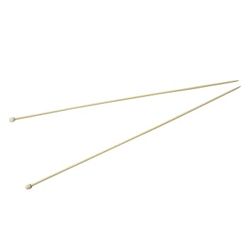 maDDma ® 1 Paar Bambus-Stricknadeln 3,5mm gerade 35cm Bambusstricknadel Stricknadel Holz kaufen
