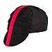 Pace Classic Cycling Cap (Black with Red)