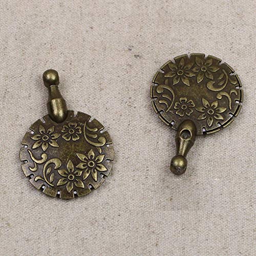 Zerama Durable Metal Sewing Thread Yarn Cutter Pendant Round Shape Antique Bronze Craft DIY Tool Home Quilting Sewing