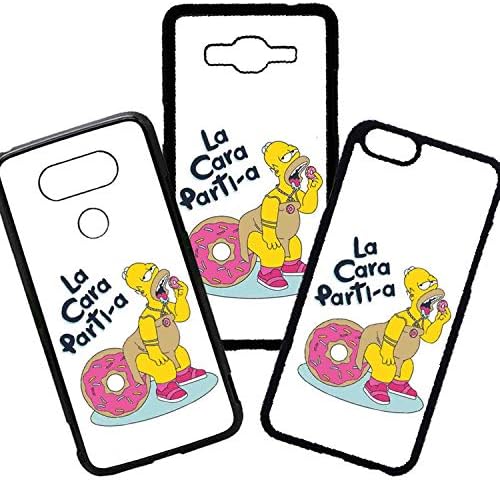 Ricardo Carcasas Mobile Phone Case Cover TPU Cases Compatible with iPhone 7 Plus Model Funny Phrases The Simpson The Face Plays Donuts
