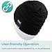 Qshell Wireless Bluetooth Beanie Hat Headphone Headset Music Audio Cap for Women Men with Speaker & Mic Hands Free Outdoor Sports,Compatible with iPhone 6s/6 Plus,Samsung, Black