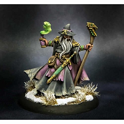 Reaper Mini Kelainen Darkmantle, Evil WizardÂ #03847 Dark Heaven Unpainted Metal