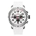 TW Steel Men's TW122 Grandeur Tech White Rubber Chronograph Dial Watch