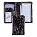 Waiter Waitress Book Server Wallet with Money Pocket Check Presenter for Restaurants Waiter Book fit Server Apron (Marble Black))