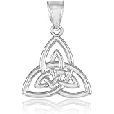 925 Sterling Silver Celtic Knot Charm Triquetra Pendant