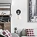 Light Society Cruz Wall Sconce, Clear Glass Shade with Antique Brass Finish, Vintage Modern Industrial Farmhouse Lighting Fixture (LS-W129)