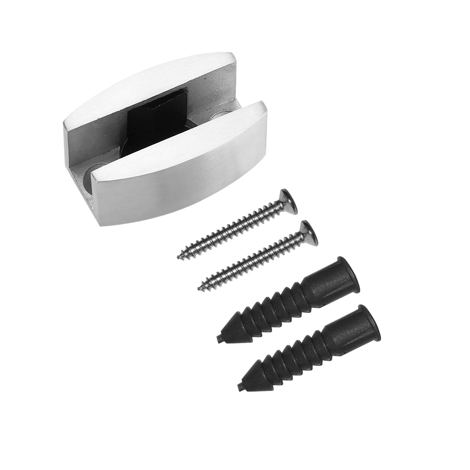 DEWIN Sliding Door Bottom Guide, 304 Stainless Steel Floor Bottom Guide Replacement for Frameless Sliding Glass Doors