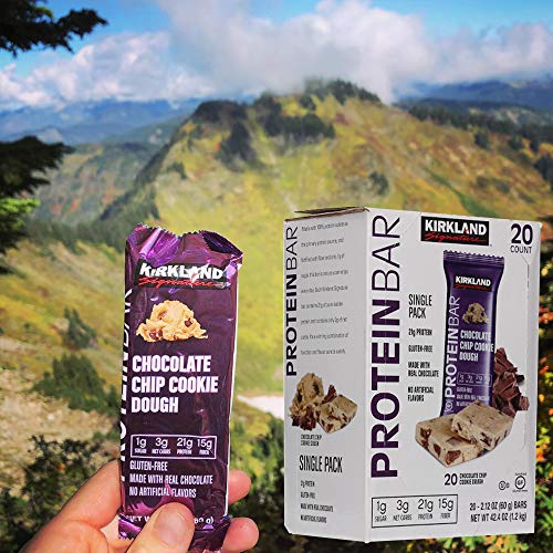 Kirkland Signature Protein Bars Chocolate Chip Cookie Dough, 20count 2