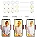 Milemont Selfie Ring Light with Cell Phone Holder Stand Flexible Arms, LED Camera Lighting for Live Stream/Makeup, Fits with iPhone, Android, 3 Light Colors 10 Level Brightness