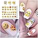 NICOLE DIARY Nail Art Stickers Various Expression Nail Art Decoration NDS-33