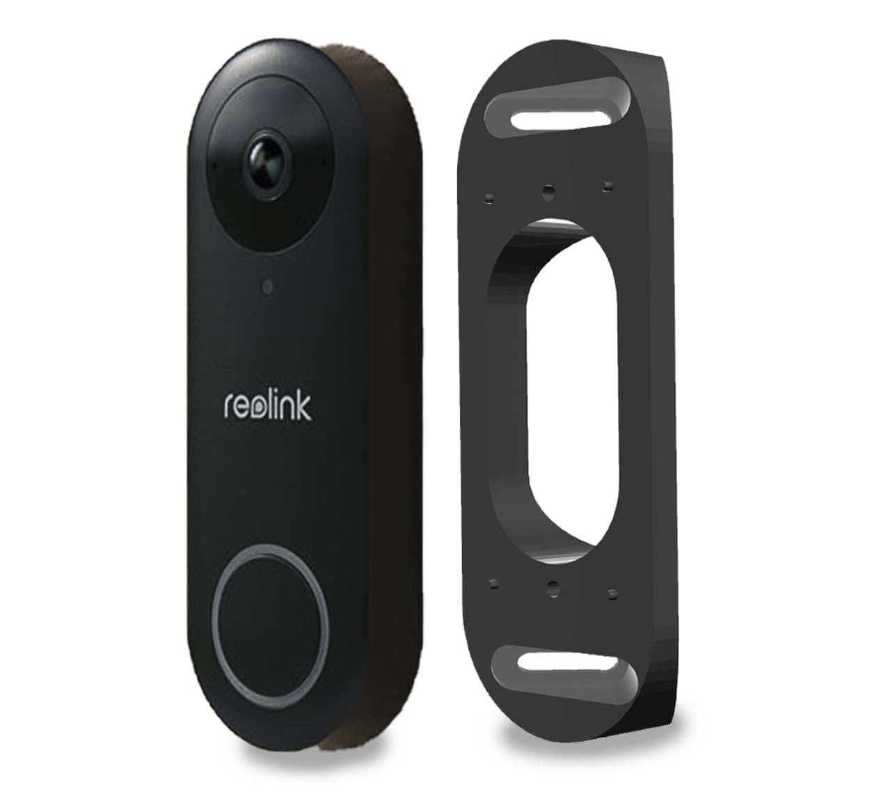 GESTECH Fixed 30 / 45 Degree Angle Corner Mount for Reolink Video Doorbell 2k Wired PoE WiFi (45° Corner Mount) Also fits Blink 2nd Generation