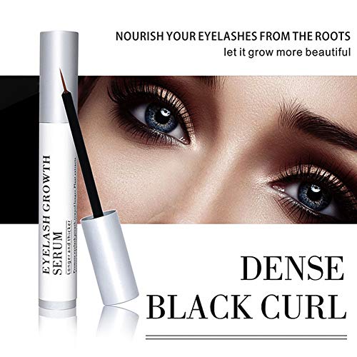 Eyelash Growth Serum - JUNING 5ml Natural Eyelash Growth Enhancer Nourishing and Natural Ingredients Boost Rapid Growth for Any Kind of Lash and Brow to get Thick Looking Lashes and Eyebrows - Thumbnail 3