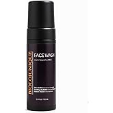 BIOLOJUNIQUE Men’s Face Wash: Instant Foaming Facial Cleanser for Mature Skin. K-Beauty Formula with Botanical Elements for Dry Skin. Hydrating & Anti-Aging Peptides + Ceramides. 5.07 fl oz (150ml).