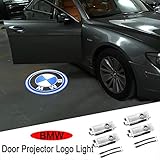 Bailunte Car Door Light Logo Projector Ghost Shadow Welcome Lights For BMW Compatible X1/X3/X4/X5/X6/3/4/5/6/7/Z/GT Series（4-Pack）