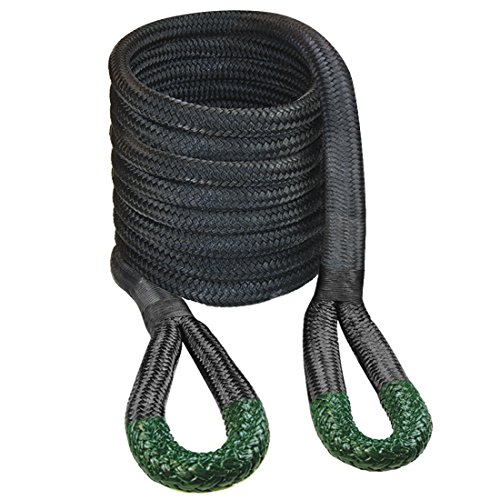 VULCAN OffRoad Recovery Rope 11/2 Inch x 30 Foot Green Eyes