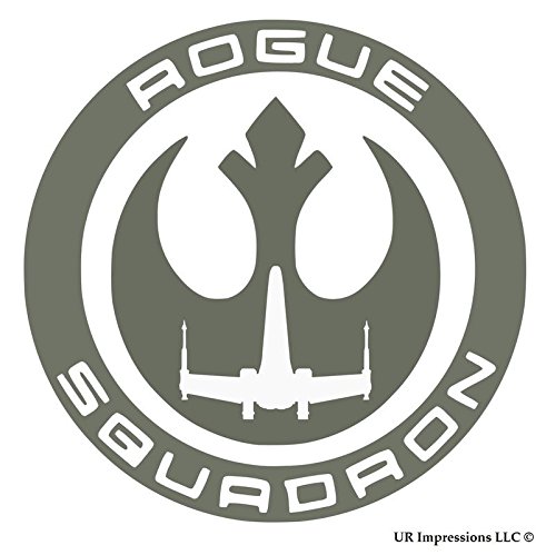Gry Rogue Squadron Star Wars Inspired Decal Vinyl Sticker|Cars Trucks Walls Laptop|GRAY|5.5 In|URI457