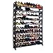 Azadx Shoe Tower Rack, 10 Tier 50 Pair Free Standing Shoe Rack Organizer, Shoes Storage Organizer Shelf, Space-Saving Shoes Closet Organizer