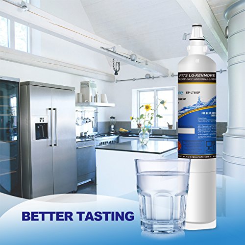 EXCELPURE-NSF-Certified-EP-LT600P-Replacement-Refrigerator-Water-Filter-Compatible-With-LG-LT600P-5231JA2005A-5231JA2006B-HDX-FML-2-and-Kenmore-9990-46-9990-469990-4-Pack