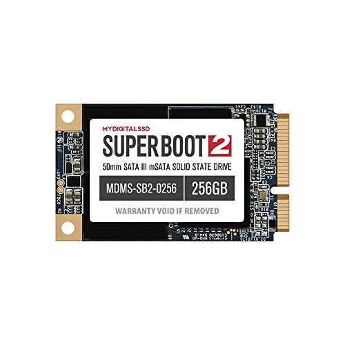 MyDigitalSSD Super Boot 2 (SB2) 50mm mSATA SATA III (6G) SSD Solid State Drive (256GB)