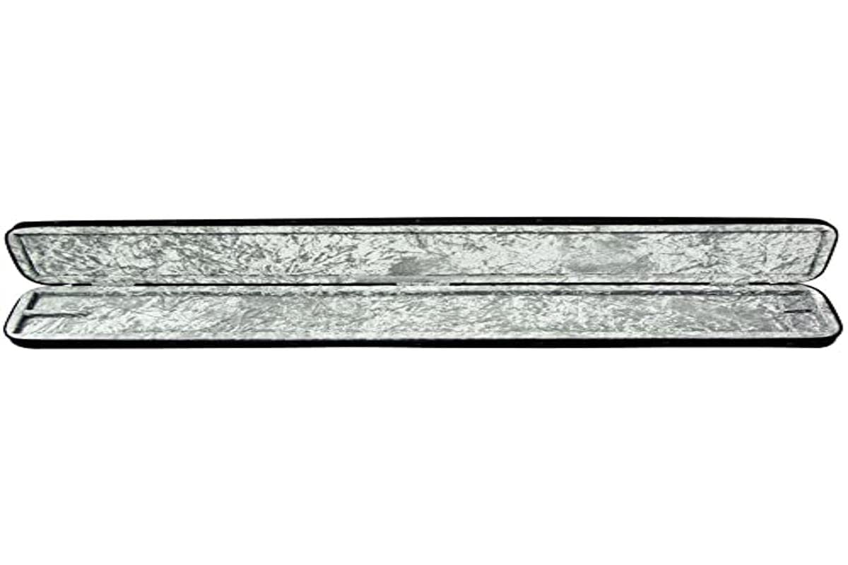 GEWA Bow Case for Violin Bow black, anthracite velvet plush inside, double case